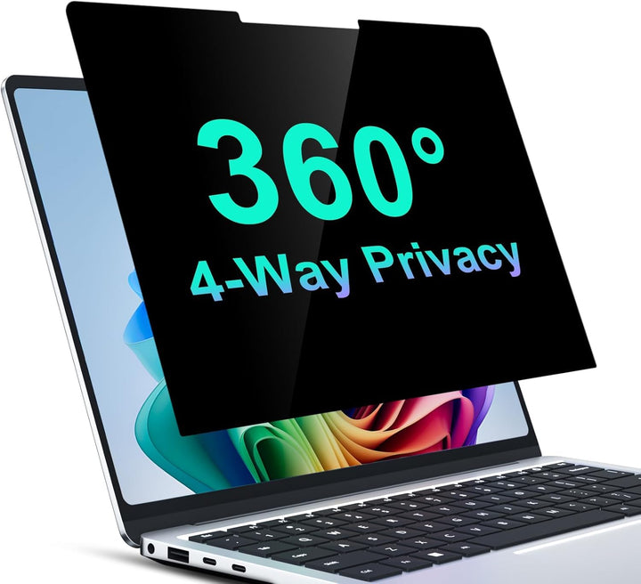 STARY 360° Sichtschutzfolie 13,5 Zoll Microsoft Surface Laptop 1/2/3/4/5, Selbstklebende Blendschutz