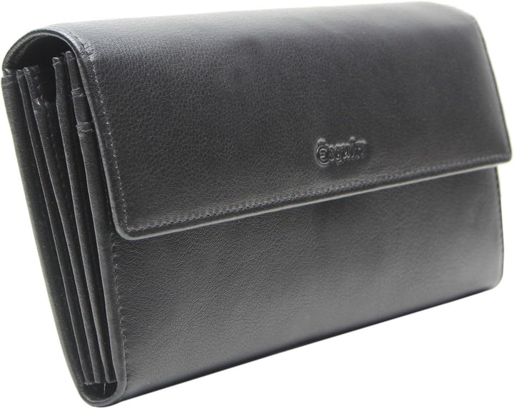 Esquire Viktoria Geldbörse RFID Leder 18,5 cm Schwarz Einheitsgrösse, Schwarz Einheitsgrösse