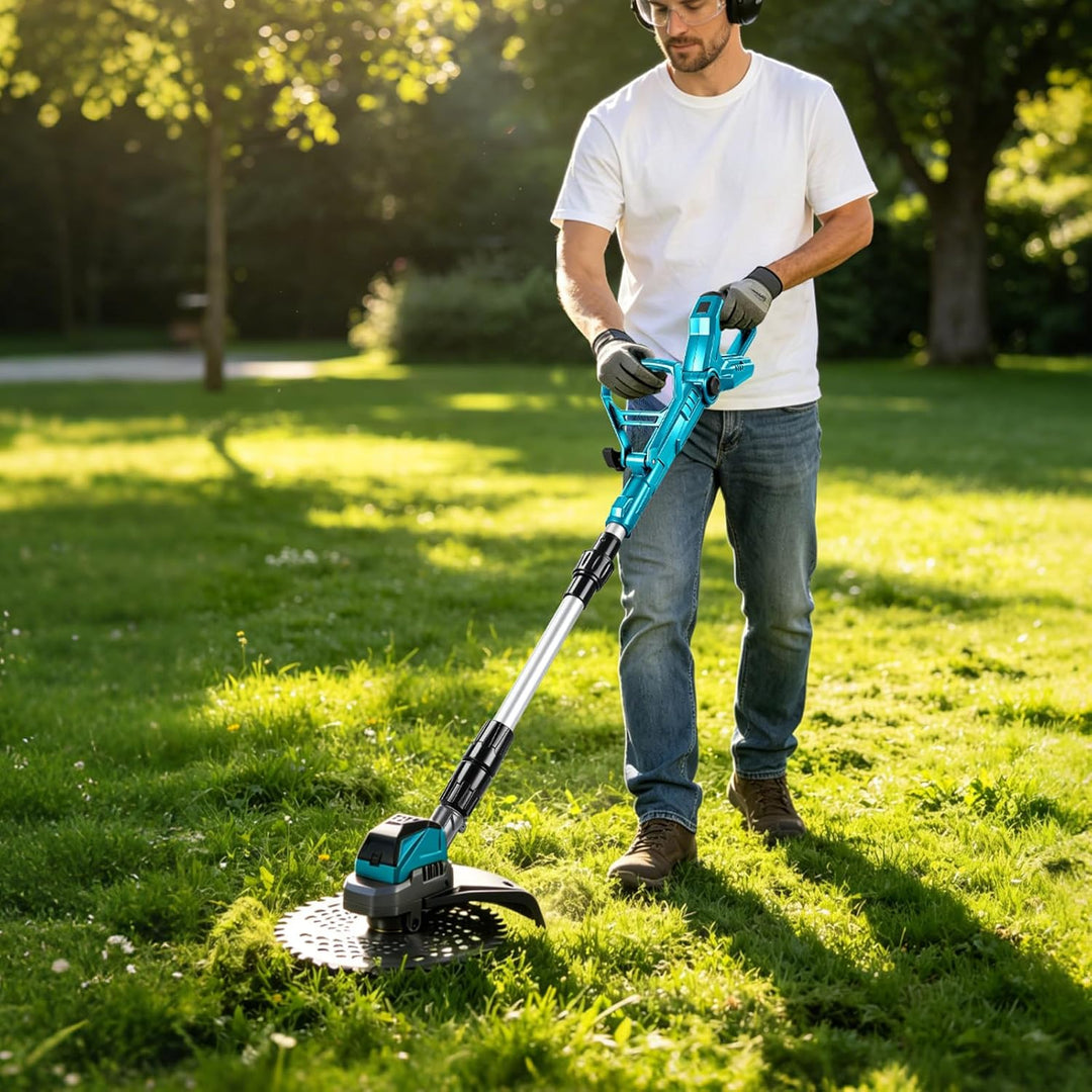 panthem Akku Rasentrimmer Rasenkantenschneider Freischneider für Makita 18V (ohne Akkus), 4 in 1 Unk