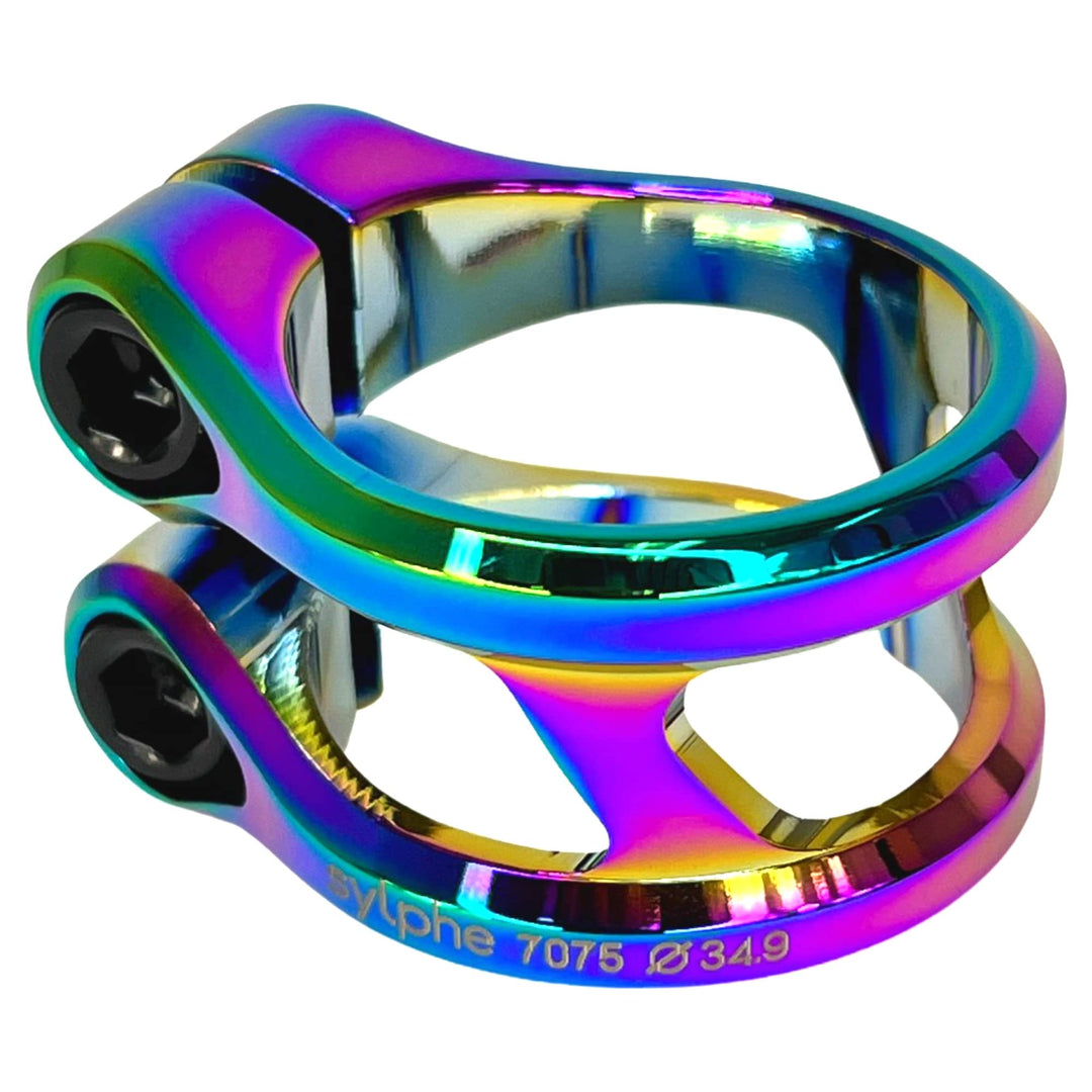Ethic DTC Stunt-Scooter Clamp Park Trick Tret Roller Ersatz Klemme Sylphe + F26 Sticker Neochrom 35m