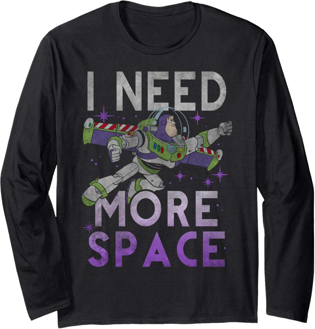 Disney Pixar Toy Story Buzz Need More Space Langarmshirt