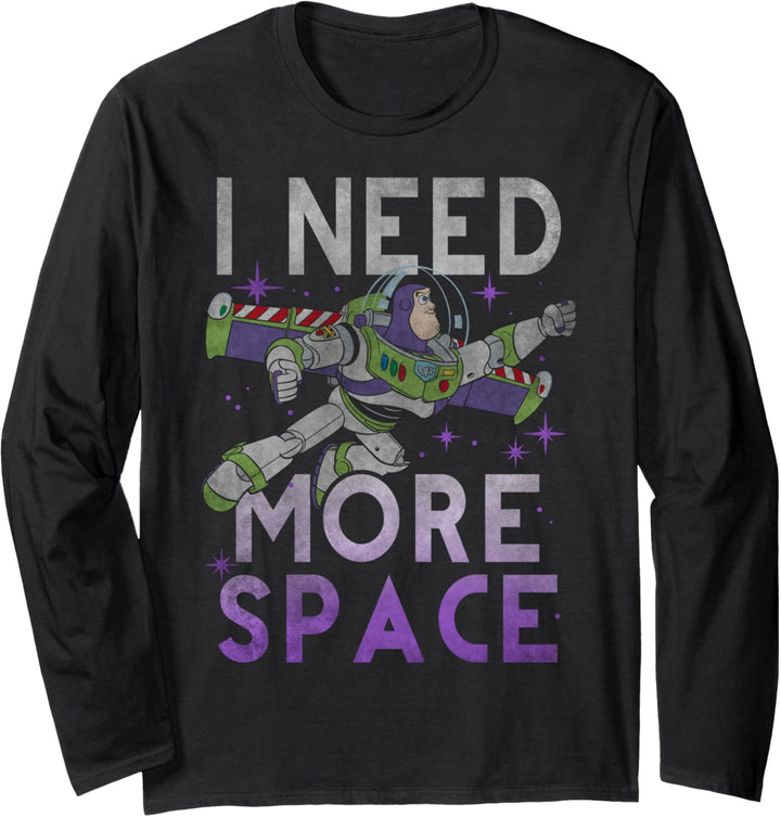 Disney Pixar Toy Story Buzz Need More Space Langarmshirt