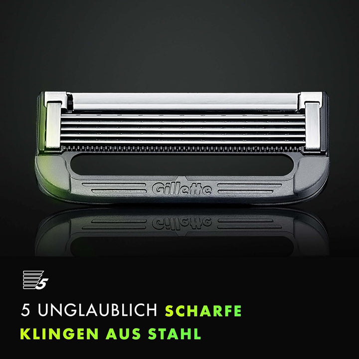 Gillette Labs mit Reinigungs-Element, Razer Limited Edition Rasierer und Reise-Etui für unterwegs, 1