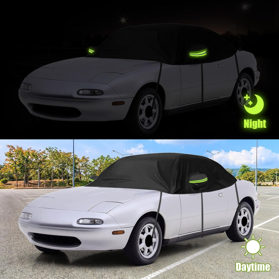 Halbe Autoabdeckung Ersatz für Mazda MX-5 Miata MK3 NC 2005-2015, Dachschutz-Autoabdeckung Wasserdic