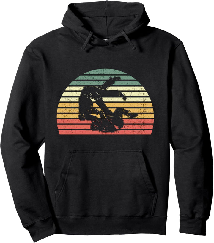 Retro Judo Kampfsport - Vintage Judoka Pullover Hoodie