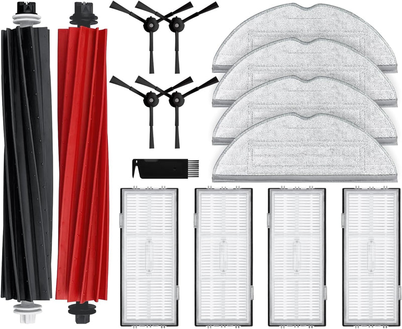 Liveryde Ersatzteile Kompatibel mit Roborock S8 / S8+ / S8 Plus Roboter Staubsauger Zubehör, 1 Doppe