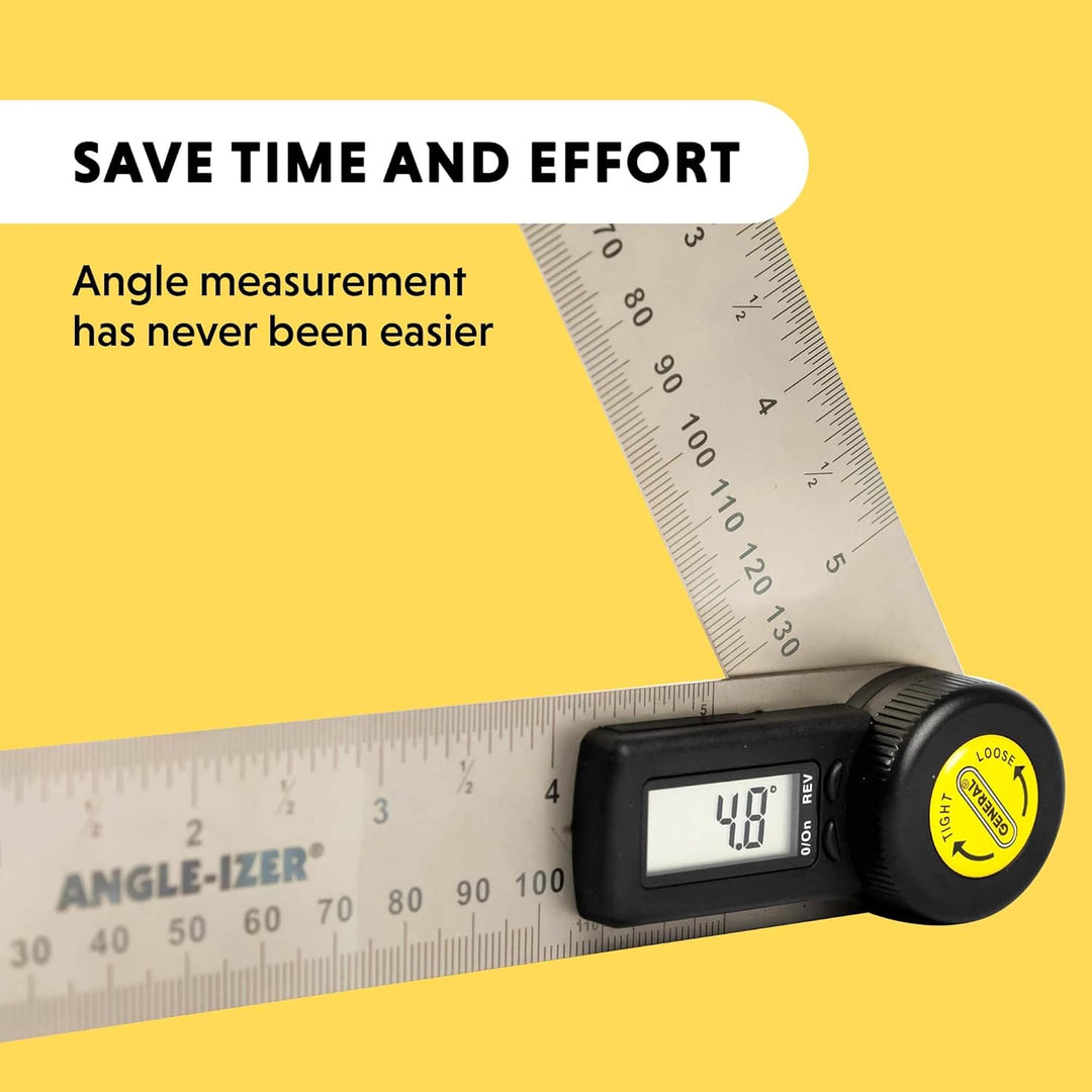 General Tools Digital-Winkel-Sucher-Regel, 5-Zoll (822) 5 Inches, 5 Inches