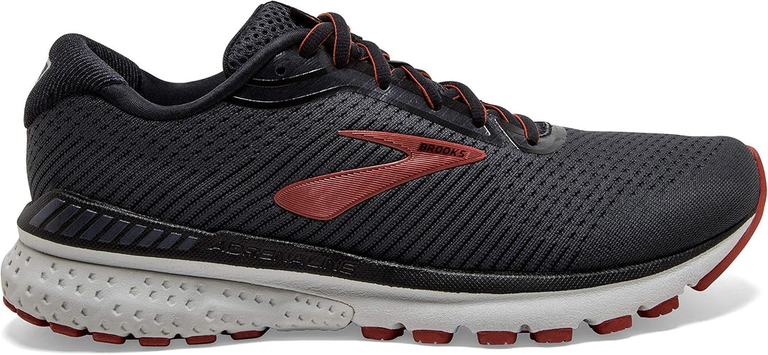 Brooks Adrenaline Gts 20, Laufschuhe für Herren 7 Wide Black Ebony Ketchup, 7 Wide Black Ebony Ketch