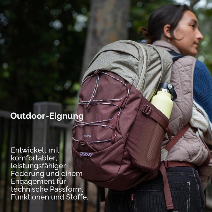 Osprey Quasar Unisex-Lifestyle-Rucksack, 26L, Phantom Grey Heather, Phantom Grey Heather