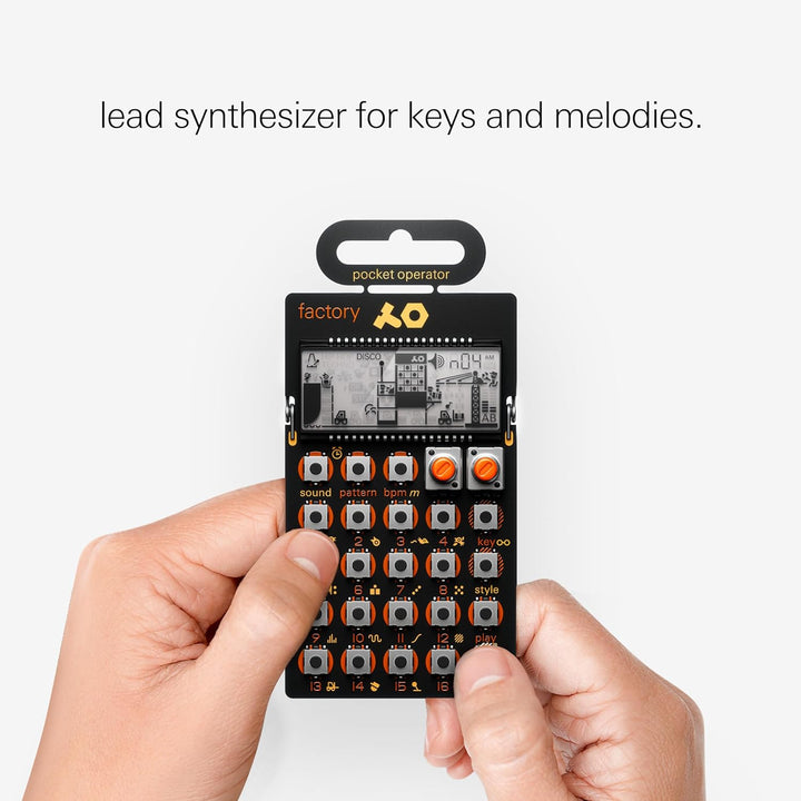 Teenage Engineering PO-16 Factory Pocket Operator - Lead-Synthesizer für Tastenmelodien PO-16 Factor