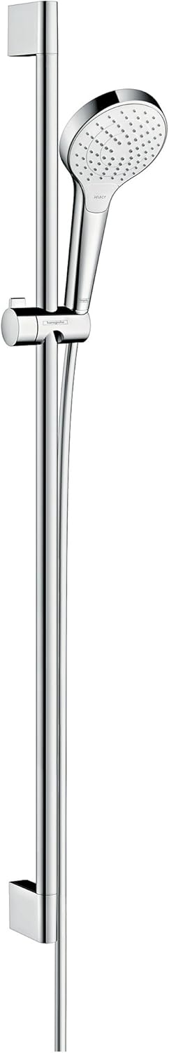 hansgrohe Croma Select S Duschset 0,90m, 3 Strahlarten, Weiss/Chrom Weiss/Chrom 0,90m Set 3 Strahlar