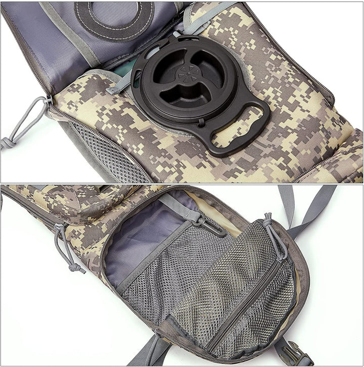 G4Free 22L Trinkrucksack Laufrucksack mit 3L Wasserblase Upgrade ACU, ACU