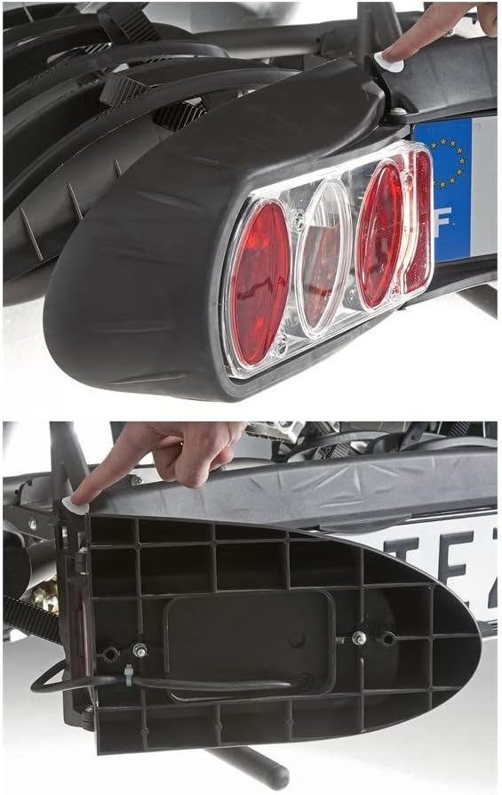 Mottez A021P3RA Verstellbarer und Zusammenkalpender Fahrradträger - 3 Räder