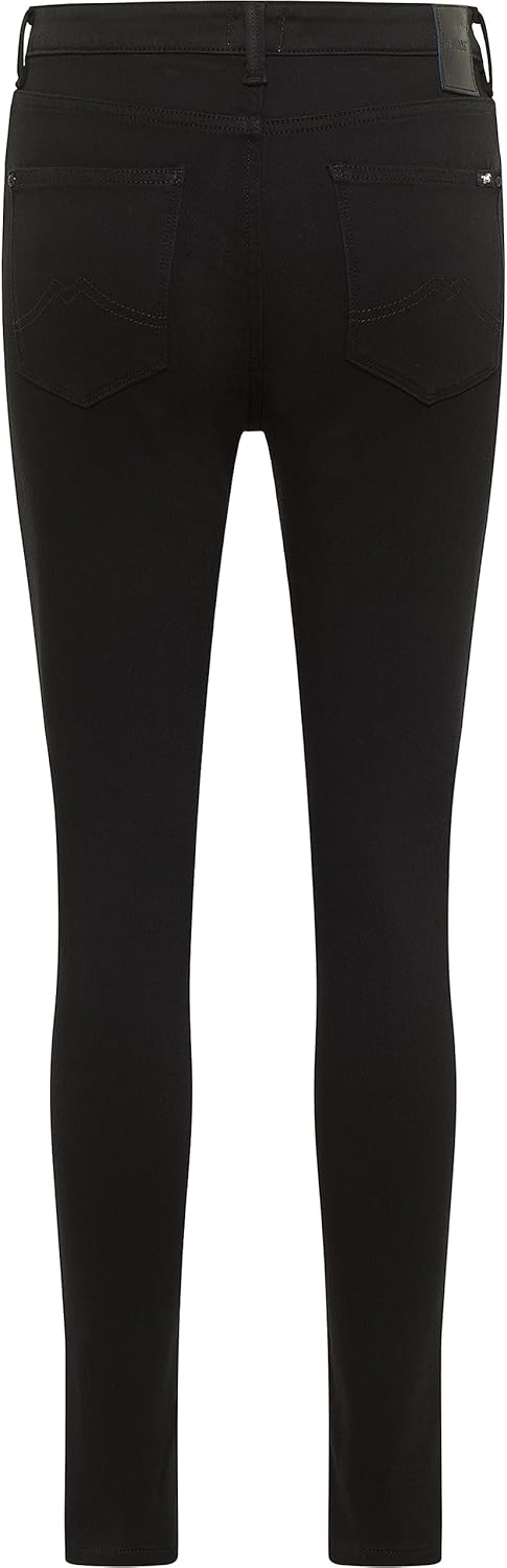 MUSTANG Damen Jeans Georgia Super Skinny Fit - Blau - Blue Denim W24-W34 Stretch 26W / 32L Tiefschwa