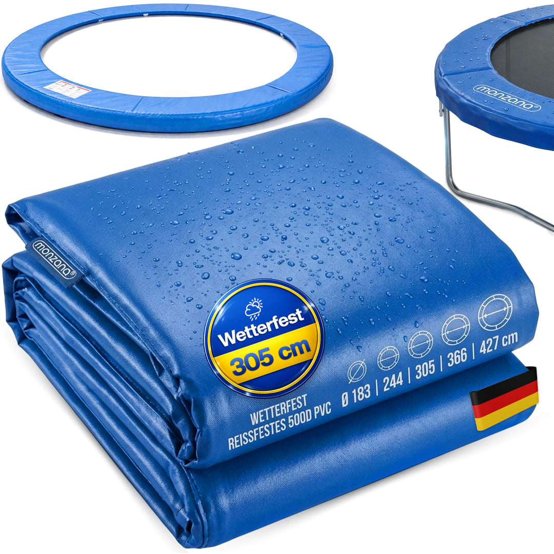 Monzana® Trampolin Randabdeckung Ø 183 244 305 366 427cm 30cm breit 100% UV-beständig reissfest wett