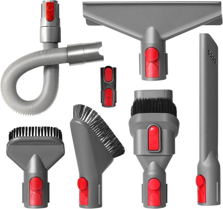 7 in 1 Zubehör-Set Ersatzteile für Dyson V7 V8 V10 V11 V15 Handstaubsauger, Ersatz Bürste kompatibel