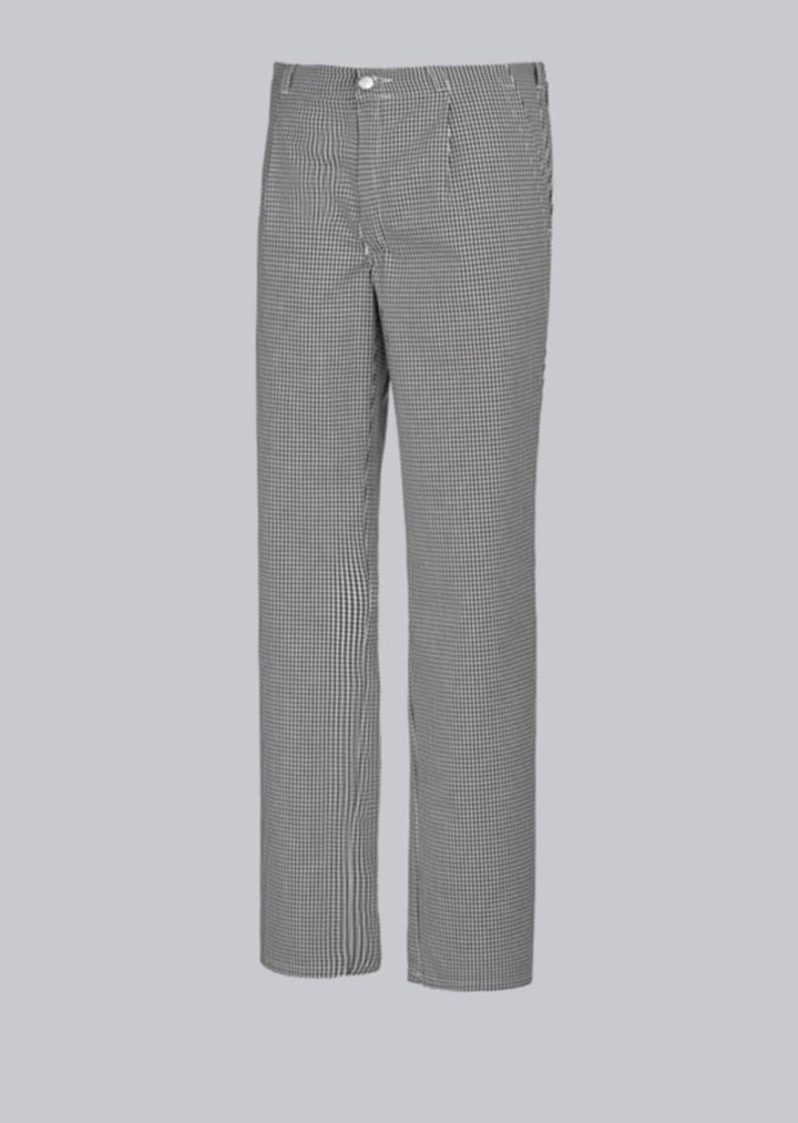 BP Gourmet 1353-910-33 Koch-/ Bäckerhose - Gummizug am Rücken - Reine Baumwolle - Normale Passform -