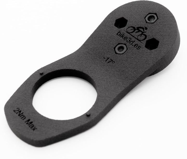 Bike3D GPS-Halterung kompatibel mit Canyon integrierten Lenker CP0004, CP0008, CP0009, CP0036 (-17º)