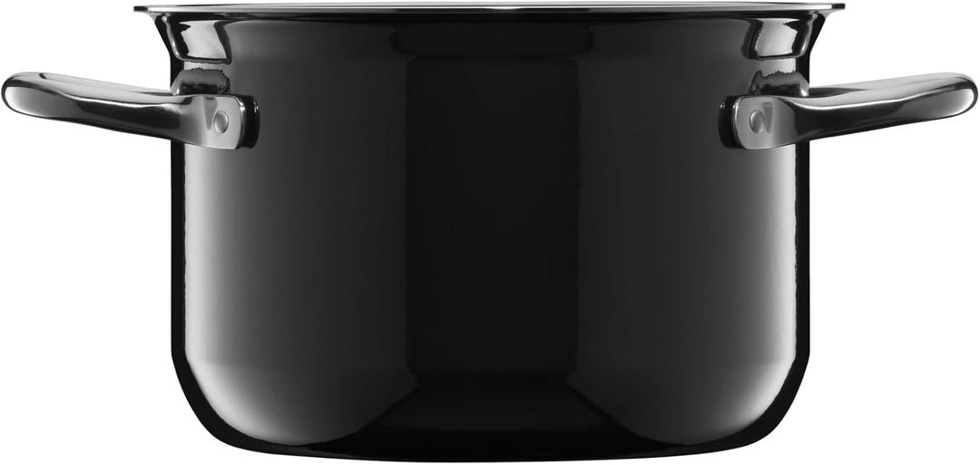 WMF Fusiontec Compact Kochtopf klein 18 cm, Fleischtopf Induktion 2,4l, Glasdeckel, High-Tech Kerami