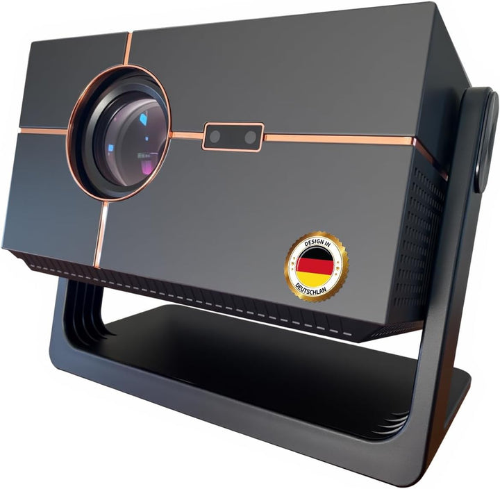 Beamer mit 4K Unterstützung für Heimkino – Beamer Heimkino Projektor 4K mit Autofokus & automatische