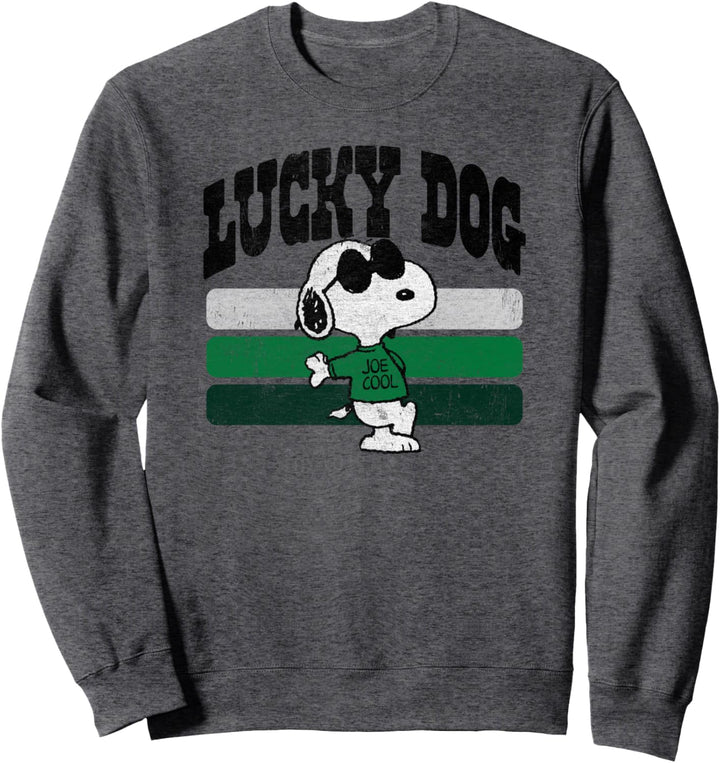 Peanuts St Patrick's Day Snoopy glücklicher Hund Sweatshirt