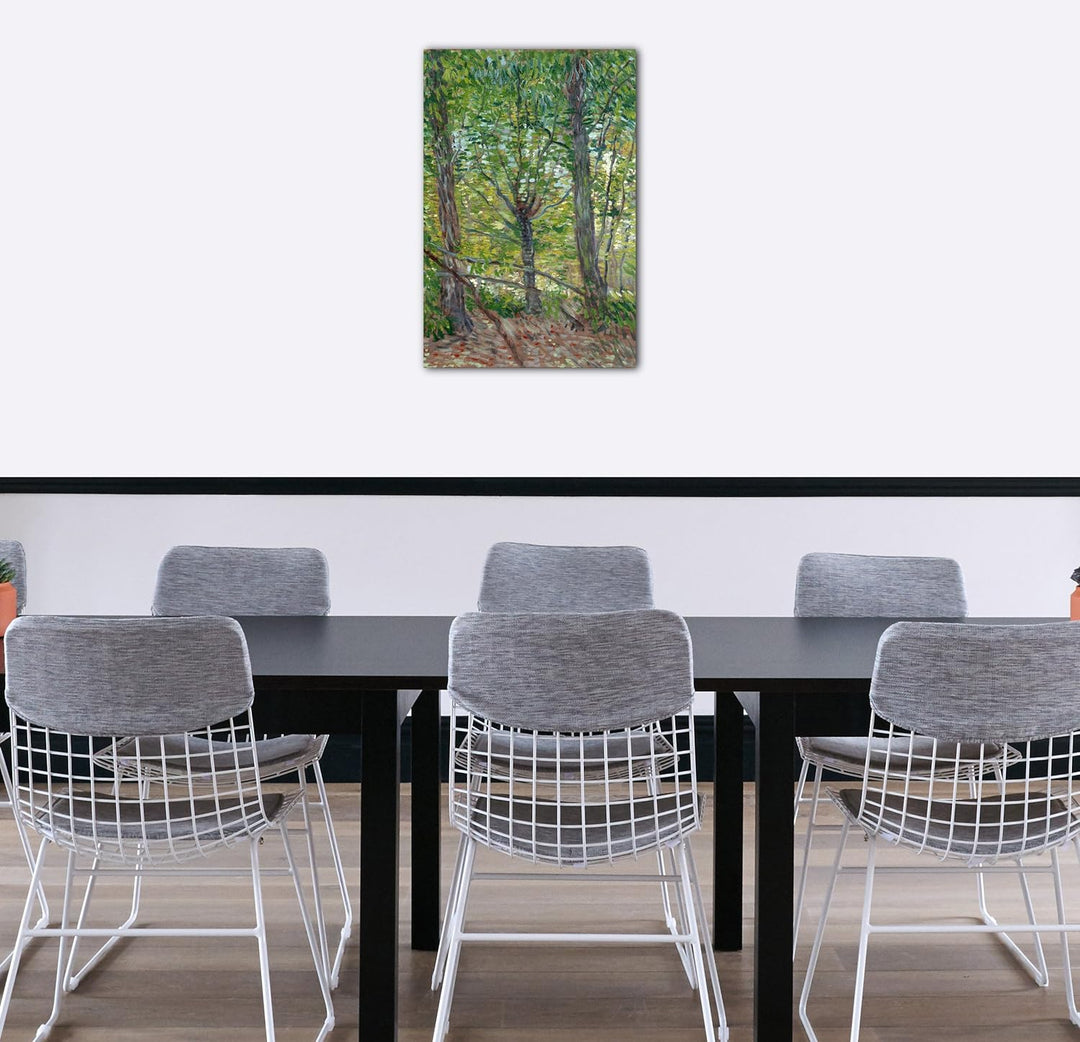 Printed Paintings Leinwand (60x80cm): Vincent Van Gogh - Bäume 60x80 cm, 60x80 cm
