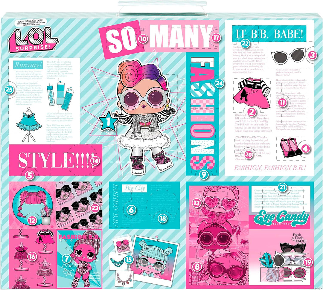 L.O.L. Surprise! Adventskalender - Mit Sammlerpuppe - COSTUME DESIGNER - 25+ Überraschungen - Outfit