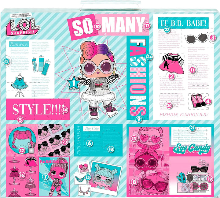 L.O.L. Surprise! Adventskalender - Mit Sammlerpuppe - COSTUME DESIGNER - 25+ Überraschungen - Outfit