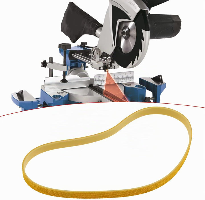 EMSea 1 Stück Hobel-Antriebsriemen 05012111 Gelber Flachriemen 8 Mm X 340 Mm Kompatibel mit Scheppac