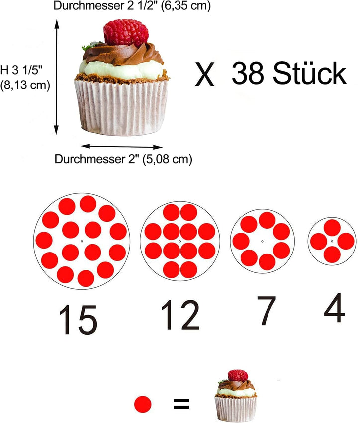 SOQKEEN Cupcake Ständer, Tortenständer 4 Etagen Acryl, 31,6cm klar rund Torten Etagere 4-stöckig Acr