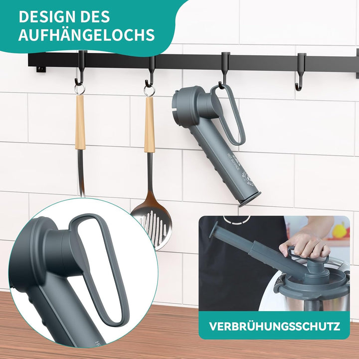 Dampfumleiter für Thermomix Zubehör TM5 TM6 TM31, Dampfumleitung für Schutz Küchen Hängeschränke, Ex