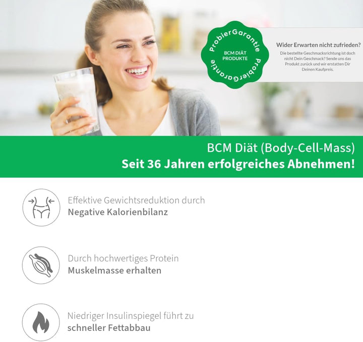BCM Modicur Basis Vanille 1 Dose à 500g (24 Portionen/BCM Diät/Eiweissshake/BCM BodyCellMass)
