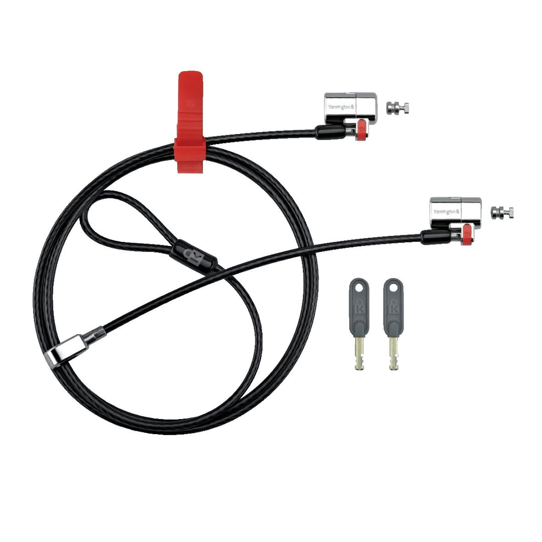 Kensington ClickSafe Twin Laptop Lock Doppel-Laptopschloss, Doppel-Laptopschloss