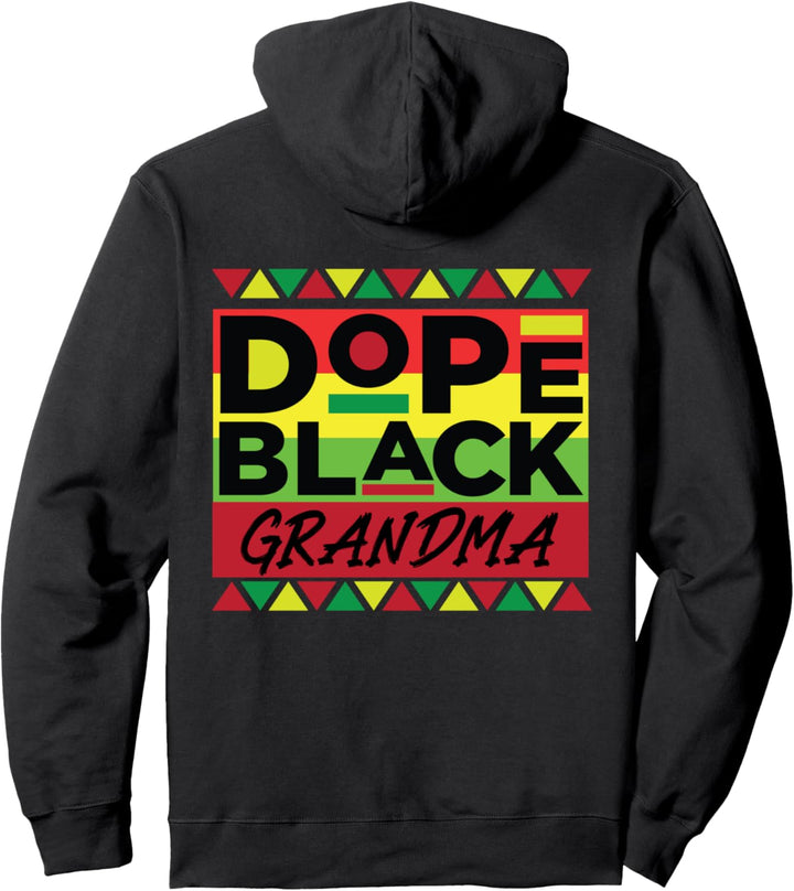 Dope Black Grandma Unapologetically Afroamerikaner Melanin Pullover Hoodie