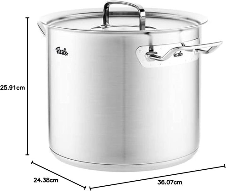 Fissler Original-Profi Collection / hoher Kochtopf (Ø 24 cm, 9,1L) aus Edelstahl, Töpfe inkl. Metall