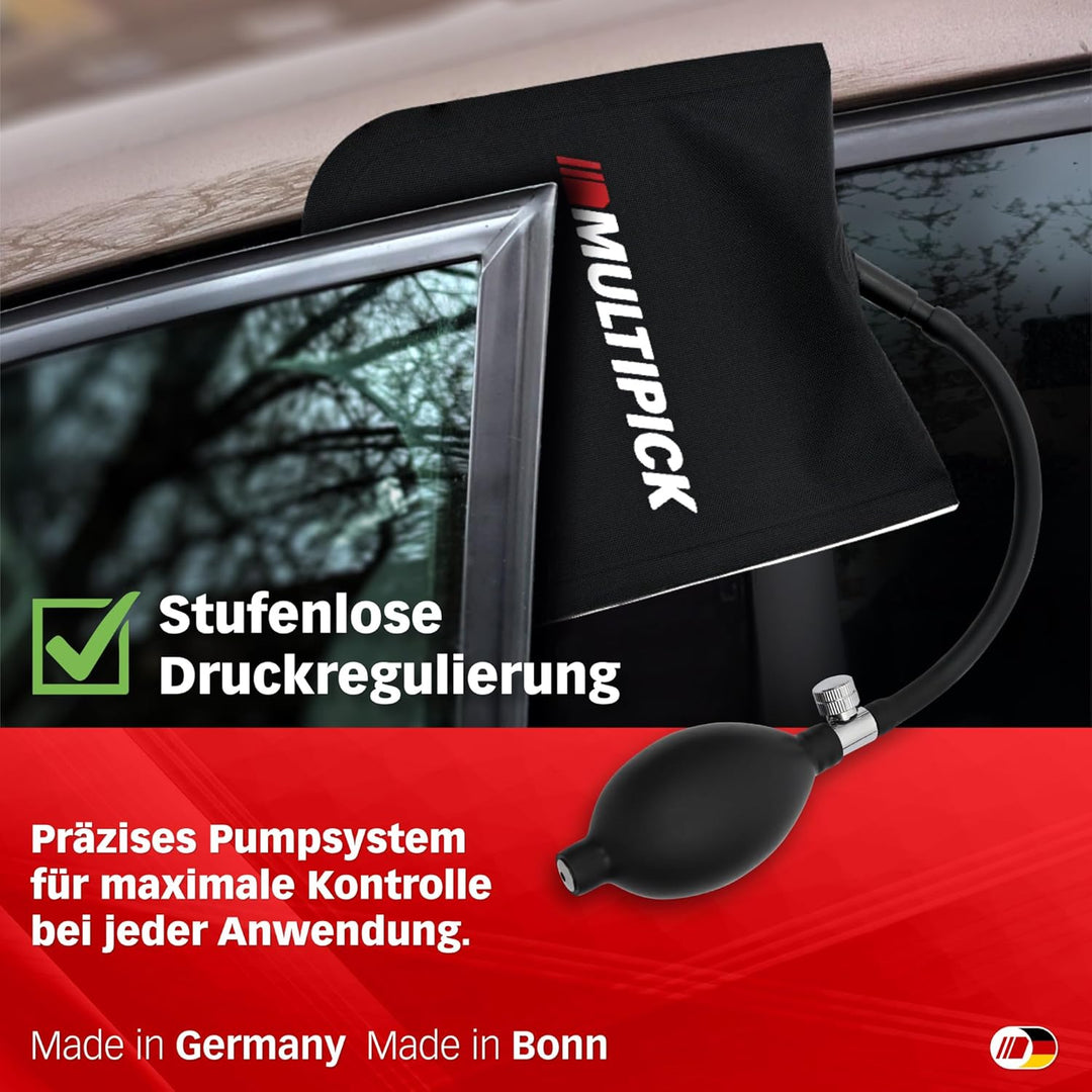 MULTIPICK Montagekissen aus Nylon [Profi-Qualität] - Türspreizer & Luftkissen - Aufblasbares Hebekis