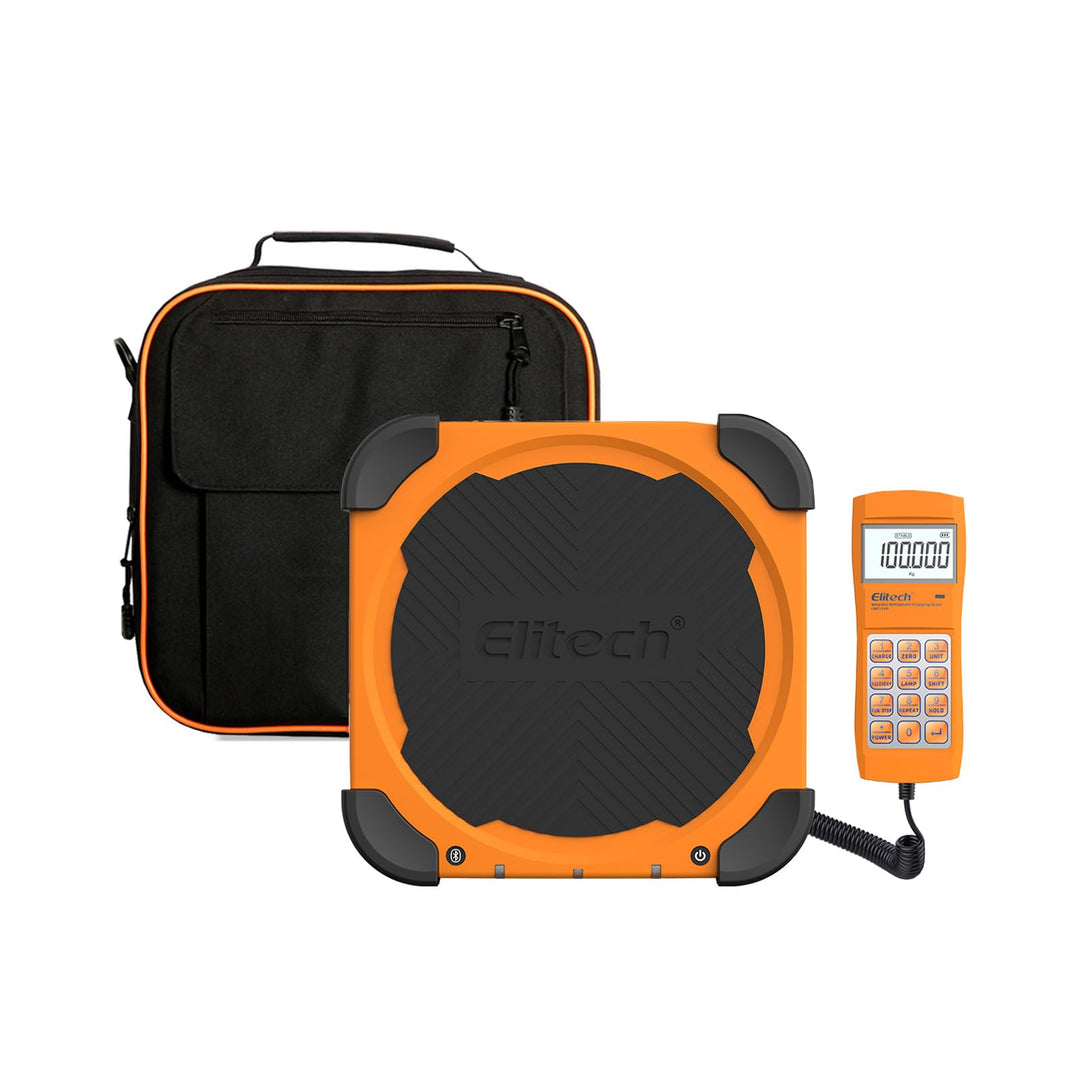 Elitech Elektronische Kältemittelwaage,100KG Kältemittel-Füllwaage,Digitale Gewichtswaage für HVAC u