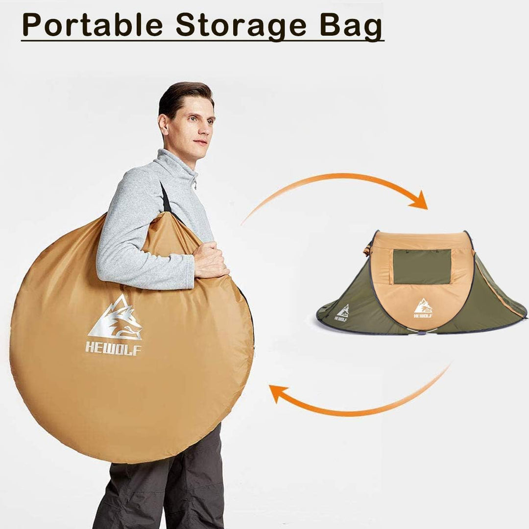 hewolf pop up zelt HEWOLF Wurfzelt Pop Up Zelt 2-4 Personen Camping Zelt mit Vorzelt 3 Ja – techstudio.ch