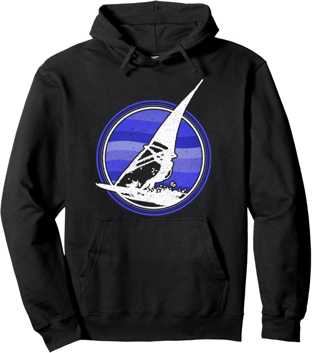 Windsurfen Windsurf Wassersport Surf Vintage Geschenk Pullover Hoodie