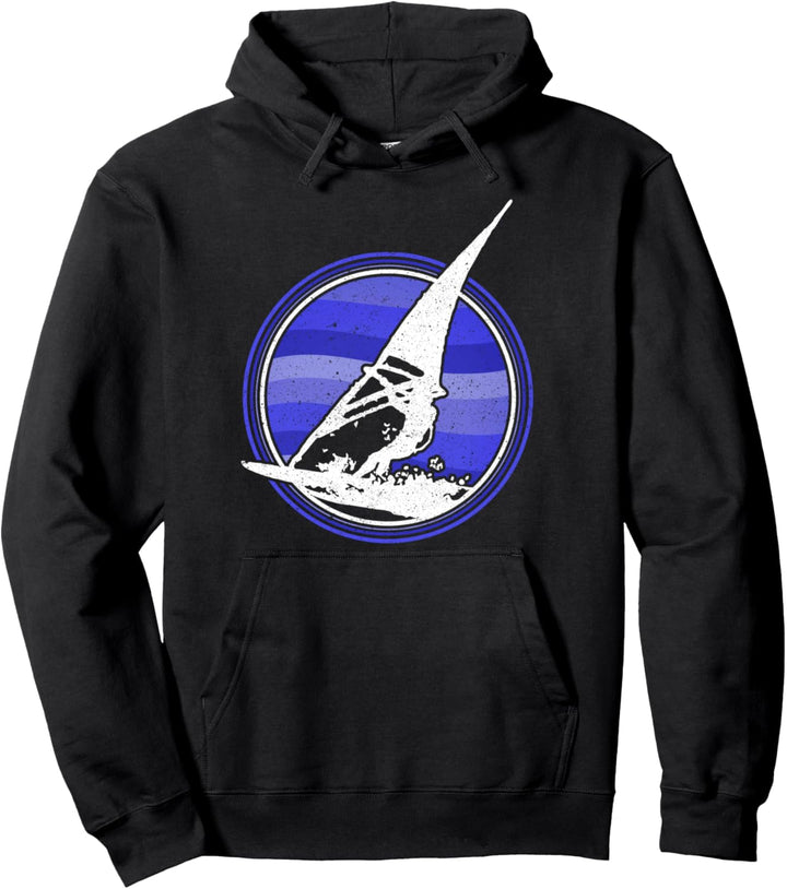 Windsurfen Windsurf Wassersport Surf Vintage Geschenk Pullover Hoodie