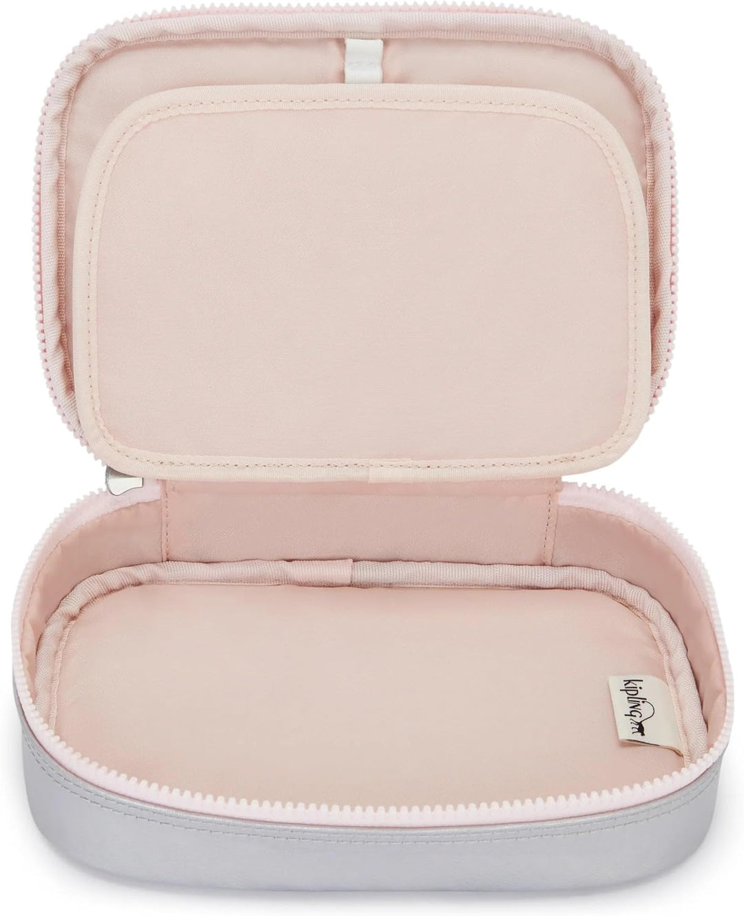 Kipling 100 Pens Case Federmäppchen, 100 Stifte Silver Glow Met, Silver Glow Met