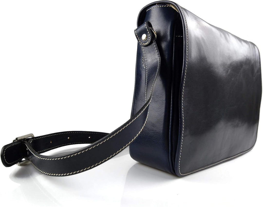 Leder messenger tasche umhängetasche kuriertasche schultertasche aktentasche messenger ledertasche l