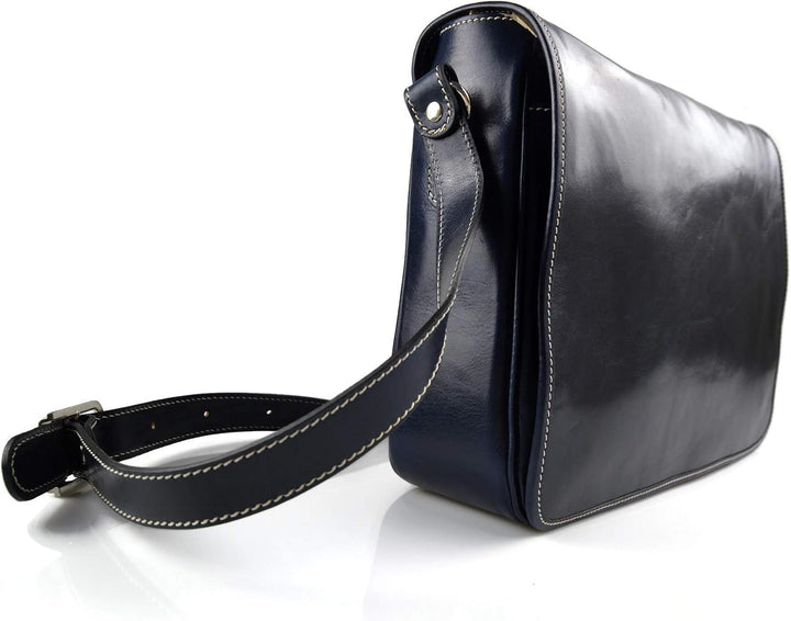 Leder messenger tasche umhängetasche kuriertasche schultertasche aktentasche messenger ledertasche l