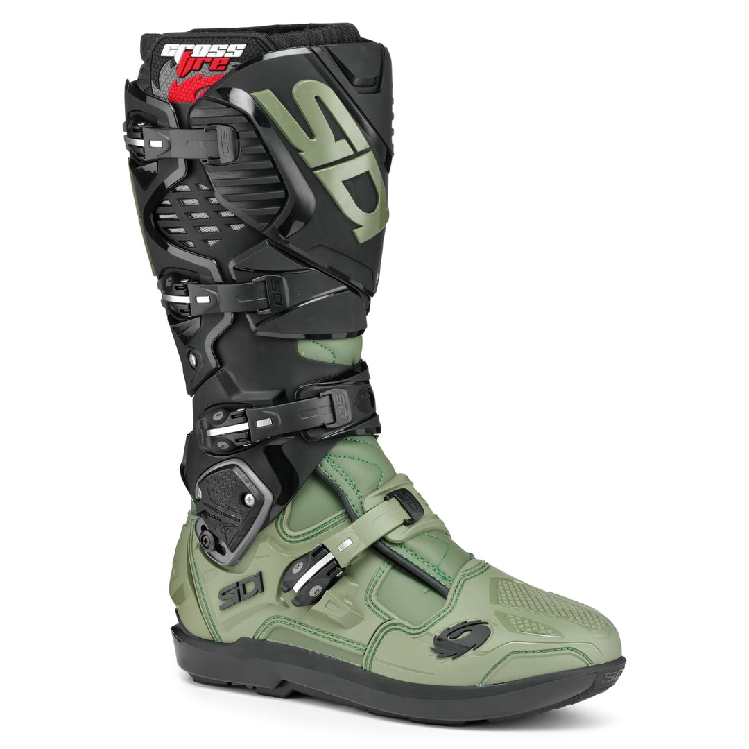 Sidi Herren Fire3wsrs Stiefel, Army Schwarz