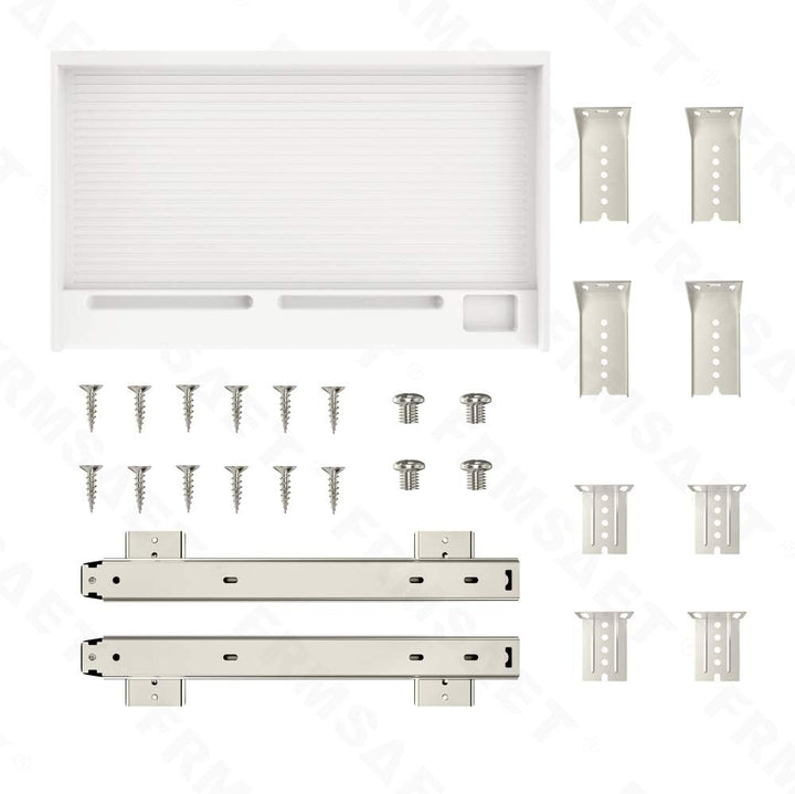 FRMSAET Büromöbelzubehör Tastaturschublade unter dem Schreibtisch Mehrzweckfach mit Einstellbarer Hö