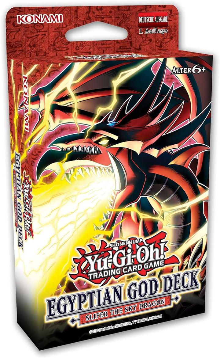 Yu-Gi-Oh! TRADING CARD GAME Ägyptisches Götter-Deck Set: Obelisk der Peiniger + Slifer der Himmelsdr