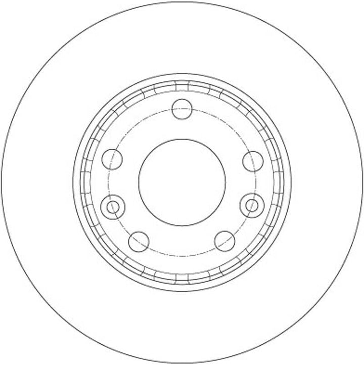 df6072  TRW Bremsscheibe (Paar) OE Qualität