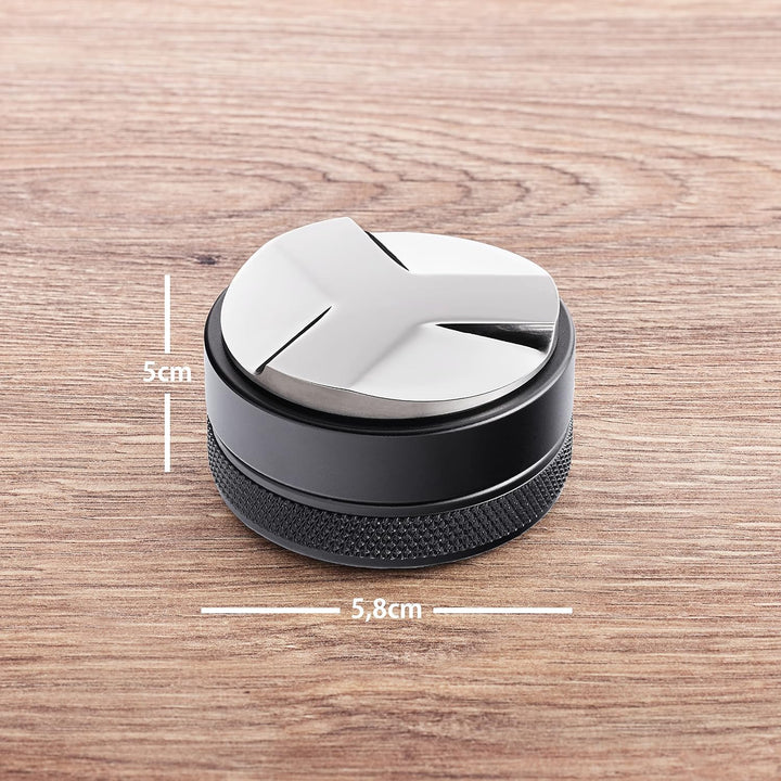 Barista Legends® distributor Edelstahl höhenverstellbar - Leveler Tool für perfektes Kaffeemehl im S
