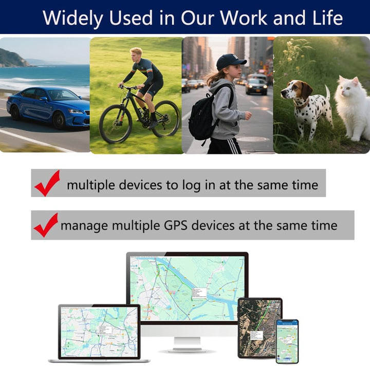 Winnes TK903E Mini GPS Tracker 4G Globale Version Ohne SIM Karte 60 Tage Standby Starker Magnet Echt