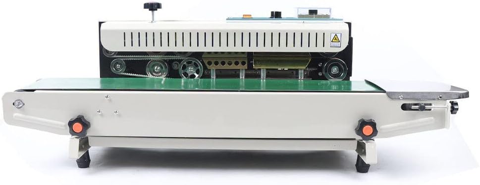 500W Automatisch Durchlaufsiegelgerät Folienschweissgerät Horizontal Kontinuierlich Plastiktüte Sieg